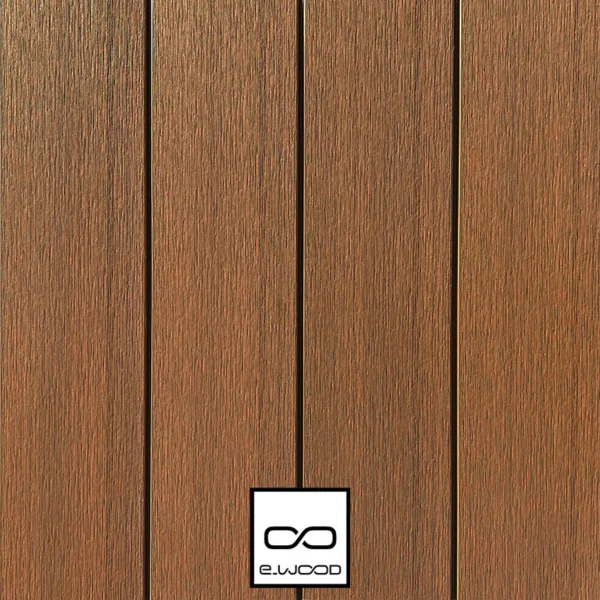 BARDAGE E-WOOD® BOIS COMPOSITE EXCELLENCE BROSSÉ TON BOIS TEAK - LOKI 19*153*LONG.DISPONIBLE - Packshot1 img