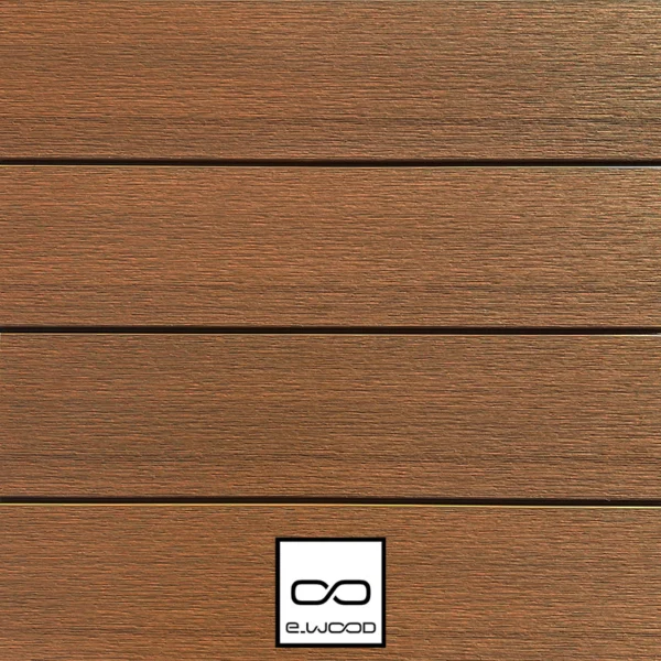 BARDAGE E-WOOD® BOIS COMPOSITE EXCELLENCE BROSSÉ TON BOIS TEAK - LOKI 19*153*LONG.DISPONIBLE - Packshot2 img