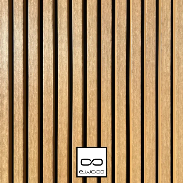 BARDAGE E-WOOD® BOIS COMPOSITE EXCELLENCE BROSSÉ TON BOIS RED CEDAR SUR FOND NOIR - AAGE 34*185*3500 - Packshot1 img