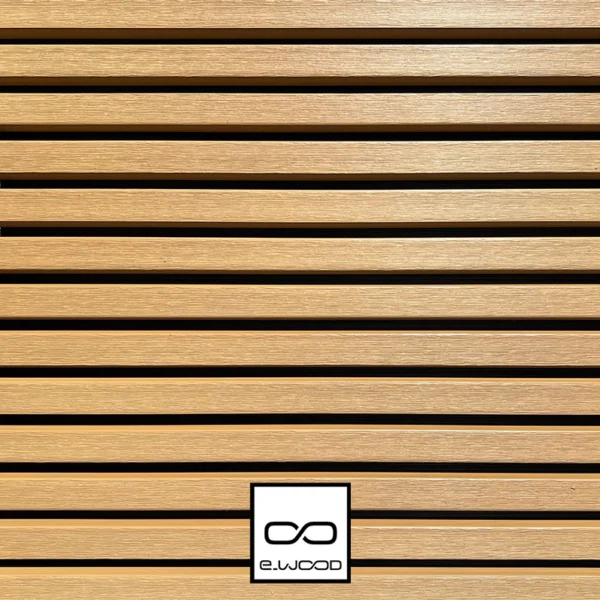 BARDAGE E-WOOD® BOIS COMPOSITE EXCELLENCE BROSSÉ TON BOIS RED CEDAR SUR FOND NOIR - AAGE 34*185*3500 - Packshot2 img