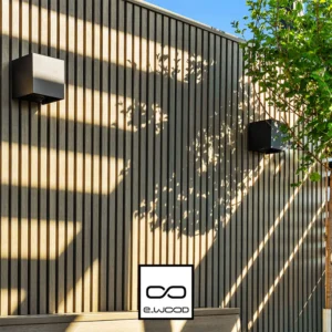 BARDAGE E-WOOD® BOIS COMPOSITE EXCELLENCE BROSSÉ TON BOIS RED CEDAR - AAGE MIX 34*335*LONG.DISPONIBLE - Ambiance3 img
