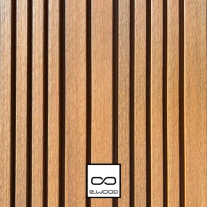 BARDAGE E-WOOD® BOIS COMPOSITE EXCELLENCE BROSSÉ TON BOIS TEAK - AAGE MIX 34*335*LONG.DISPONIBLE - Packshot1 img
