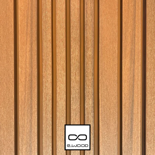 BARDAGE E-WOOD® BOIS COMPOSITE EXCELLENCE BROSSÉ TON BOIS TEAK - AAGE MIX 34*335*LONG.DISPONIBLE - Packshot1 img