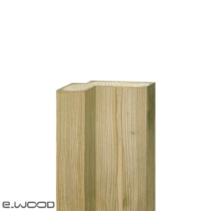 ACCESSOIRES BARDAGE BOIS EPICÉA CLASSE 3.1 VERT - ANGLE SORTANT 44*92*2700 - Packshot1 img