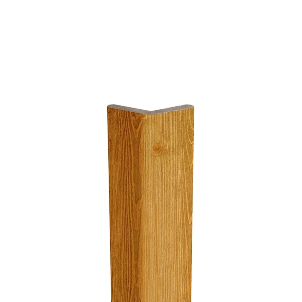 ACCESSOIRES BARDAGE BOIS EPICÉA CLASSE 3.1 SATURÉ TON BOIS AMBRÉ (MIEL HONEY) - CORNIERE ANGLE 68*68*3000 - Packshot1 img