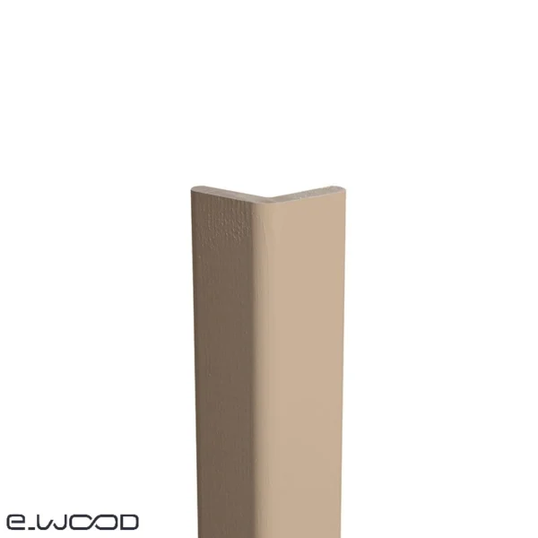 ACCESSOIRES BARDAGE BOIS EPICÉA CLASSE 3.1 PEINT GRIS BEIGE - CORNIERE ANGLE 55*55*3000 - Packshot1 img