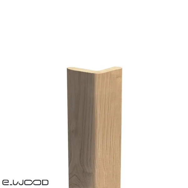 ACCESSOIRES BARDAGE BOIS CHÂTAIGNIER ABOUTÉ CLASSE 4 SATURÉ TON BOIS CLAIR (MÉLÈZE) - CORNIERE ANGLE 45*45*3000 - Packshot1 img