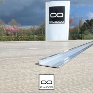 ACCESSOIRE BARDAGE E-WOOD® ALUMINIUM - PROFIL DE DÉPART LOKI 9*8*3000