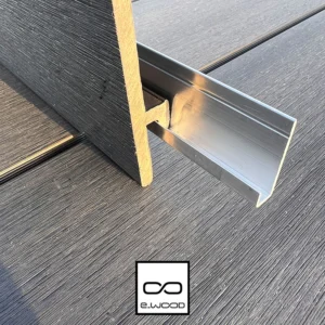 ACCESSOIRE BARDAGE E-WOOD® ALUMINIUM - PROFIL DE DÉPART LOKI 9*8*3000 - Zoom img