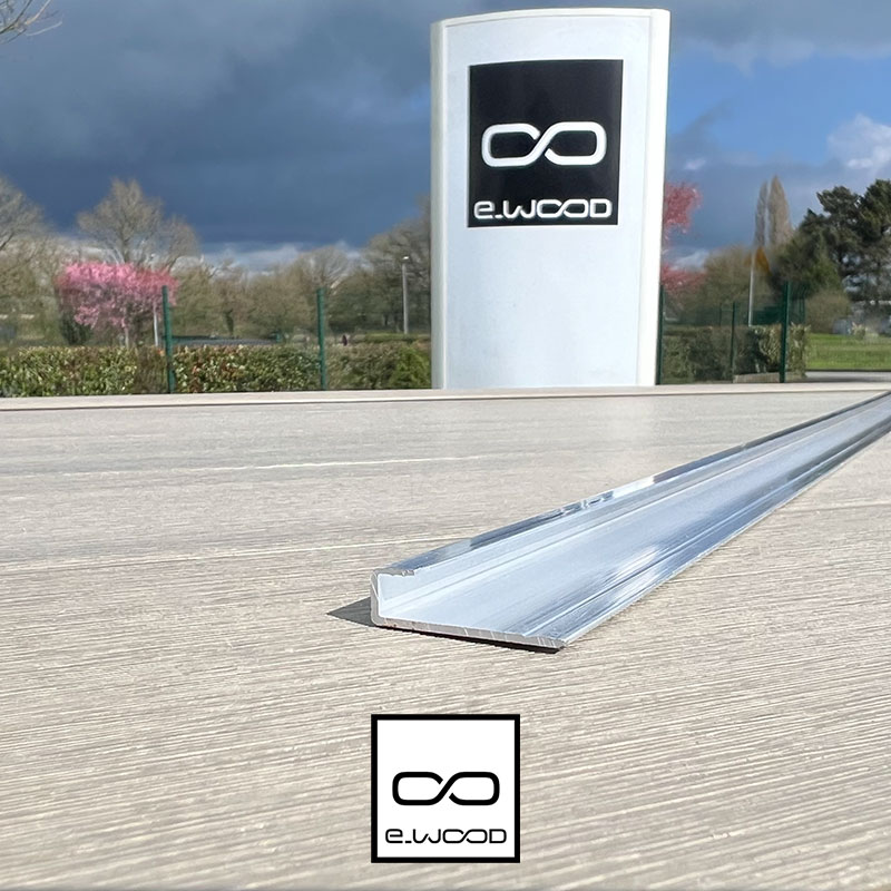 ACCESSOIRE BARDAGE E-WOOD® ALUMINIUM - PROFIL DE DÉPART LOKI 9*8*3000 - Image détaillée