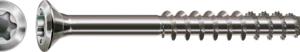 INOX A2 - VIS BARDAGE 5 X 100 MM FILETAGE PARTIEL TÊTE BOMBÉE T20 POINTE CUT INOX A2 SPAX® BOITE DE 100 VIS.