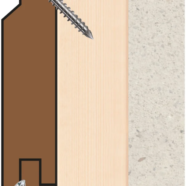 INOX A2 - VIS BARDAGE 5 X 100 MM FILETAGE PARTIEL TÊTE BOMBÉE T20 POINTE CUT INOX A2 SPAX® BOITE DE 100 VIS. - Ambiance1 img