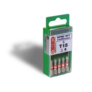 - EMBOUT T15 SPAX® BOITE DE 5 EMBOUTS. - Packaging img
