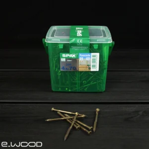 INOX A2 ANTIQUE - VIS BARDAGE 4,5 X 70 MM FILETAGE DE FIXATION TÊTE BOMBÉE T20 POINTE 4CUT INOX A2 ANTIK BOITE DE 250 VIS. - Packshot1 img