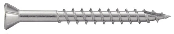 VIS BARDAGE ET TERRASSE BOIS DURS - INOX A2 - VIS 4,5 X 60 MM TÊTE FRAISÉE RÉDUITE T20 POINTE ANTI FENDAGE INOX A2 BOITE DE 200 VIS. - Packshot1 img