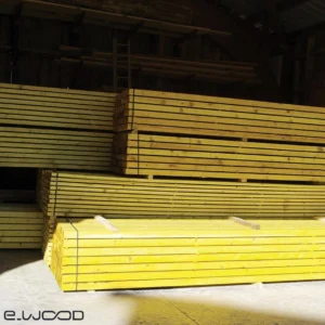CHEVRON C18 BOIS EPICÉA CLASSE 2 JAUNE - 44*63*LONG.DISPONIBLE - Ambiance1 img