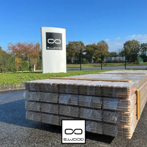 LAMBRIS BOIS EPICÉA THERMO 212° CLASSE 3.2 - BROSSÉ MINI CHANFREIN 19*187*LONG.DISPONIBLE - Packaging img