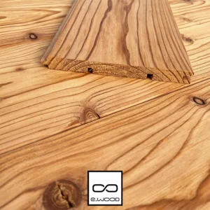 LAMBRIS BOIS MÉLÈZE THERMO 90° CLASSE 3.2 - BROSSÉ MINI CHANFREIN 18*188*LONG.DISPONIBLE - Zoom2 img