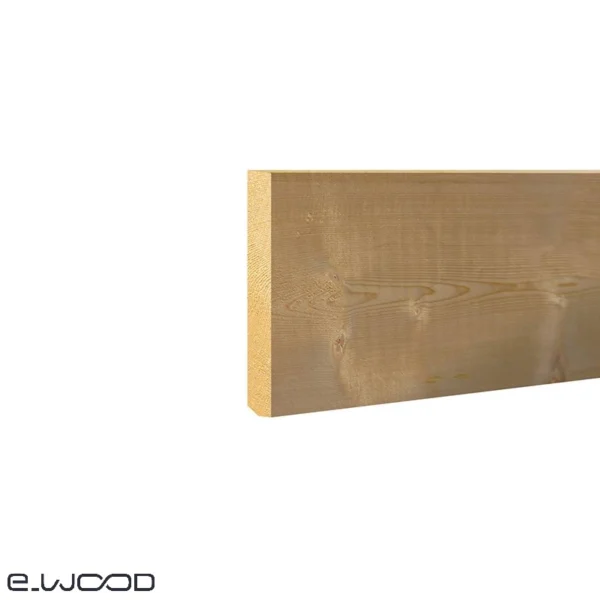 PLINTHE BOIS EPICÉA NATUREL - BORD DROIT 10*110*LONG.DISPONIBLE - Zoom img
