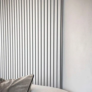 PAREMENT MURAL BOIS MDF REVÊTU MAESTRO LATT WHITE WHITE - ASPECT CLAIRE-VOIE 20*287*2770 - Ambiance1 img