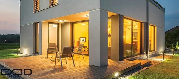 TERRASSE BOIS PIN SYLVESTRE CLASSE 4 BRUN - 1 FACE RAINURÉE 1 FACE LISSE 27*145*LONG.DISPONIBLE - Ambiance1 img