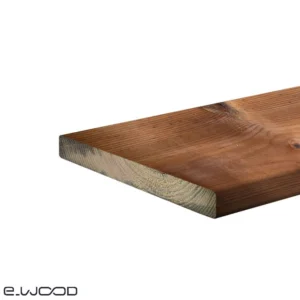 TERRASSE BOIS PIN SYLVESTRE CLASSE 4 BRUN - 2 FACES LISSES 27*145*LONG.DISPONIBLE - Zoom img