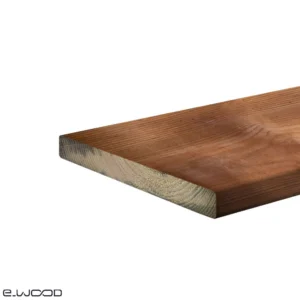 TERRASSE BOIS PIN SYLVESTRE US CLASSE 4 BRUN - 2 FACES LISSES 27*145*LONG.DISPONIBLE - Zoom img