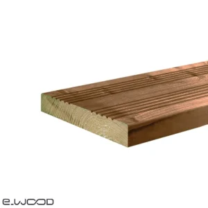 TERRASSE BOIS PIN SYLVESTRE CLASSE 4 BRUN - 2 FACES LISSES 34*185*LONG.DISPONIBLE - Zoom img