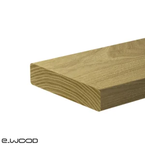 TERRASSE BOIS ROBINIER CLASSE 4 NATUREL - 21*110*3000 - Zoom img
