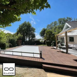 TERRASSE FELIXWOOD® BAMBOO THERMO CLASSE 4 BRUN INTENSE + FINITION HUILÉ - CLIP 18*70*1850 - Ambiance1 img