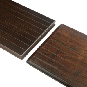 TERRASSE FELIXWOOD® BAMBOO THERMO CLASSE 4 BRUN INTENSE + FINITION HUILÉ - CLIP 18*155*1850 - Ambiance1 img