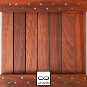 DALLE LISSE BOIS PADOUK CLASSE 4 NATUREL - DALLE SUR PLOTS 38*500*500 - Packshot3 img
