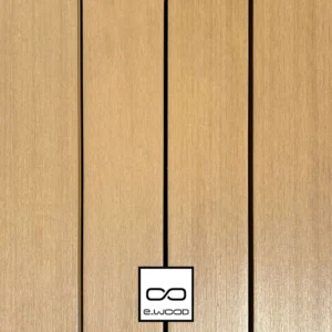 TERRASSE E-WOOD® BOIS COMPOSITE ALVÉOLAIRE STRUCTURÉ ET BROSSÉ TON BOIS RED CEDAR - CLIP 25*140*2800 - Packshot2 img