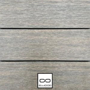 TERRASSE FIBERDECK® BOIS COMPOSITE PLEIN ASPECT VIEUX BOIS ET BROSSÉ TON BOIS WENGÉ - CLIP 23*210*4000 - Packshot1 img
