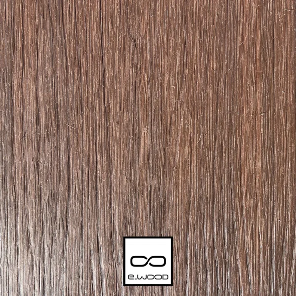 TERRASSE E-WOOD® BOIS COMPOSITE EXCELLENCE SEMI-PLEIN STRUCTURÉ ET BROSSÉ TON BOIS IPÉ - CLIP 23*210*4000 - Ambiance6 img