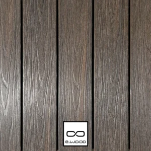TERRASSE E-WOOD® BOIS COMPOSITE PLEIN STRUCTURÉ ET BROSSÉ TON BOIS AGED WOOD - A VISSER 23*138*3000 - Packshot1 img
