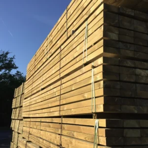 OSSATURE TERRASSE BOIS PIN SYLVESTRE CLASSE 4 VERT - ANGLES ARRONDIS 45*120*LONG.DISPONIBLE - Packshot1 img