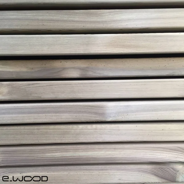 OSSATURE TERRASSE BOIS PIN SYLVESTRE CLASSE 4 VERT - ANGLES ARRONDIS 45*95*LONG.DISPONIBLE - Packshot2 img