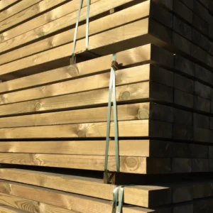 OSSATURE TERRASSE BOIS PIN SYLVESTRE CLASSE 4 VERT - ANGLES ARRONDIS 58*168*LONG.DISPONIBLE - Packshot1 img