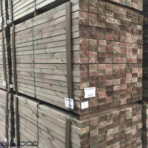 OSSATURE TERRASSE BOIS PIN SYLVESTRE CLASSE 4 VERT - ANGLES ARRONDIS 70*120*LONG.DISPONIBLE - Packaging img
