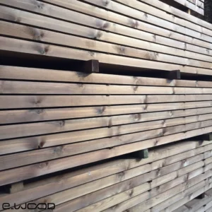 OSSATURE TERRASSE BOIS PIN SYLVESTRE CLASSE 4 VERT - ANGLES ARRONDIS 70*220*LONG.DISPONIBLE - Packaging img