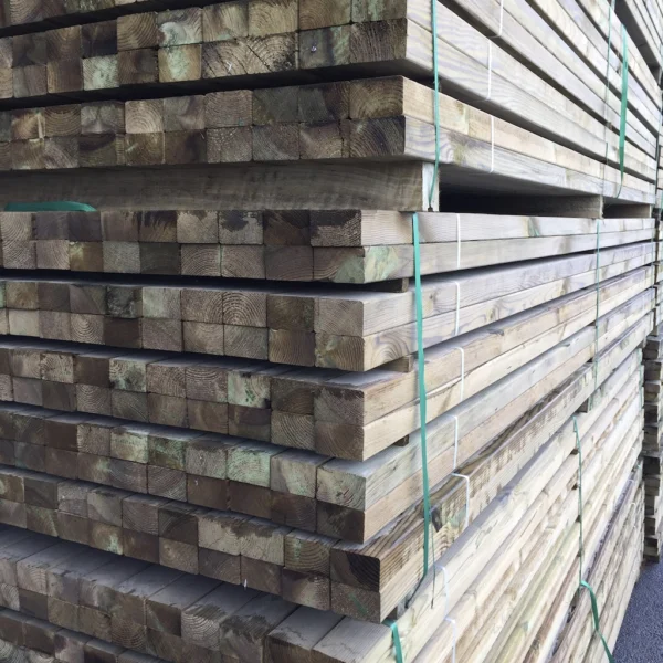 OSSATURE TERRASSE BOIS PIN SYLVESTRE CLASSE 4 BRUN - ANGLES ARRONDIS 45*70*LONG.DISPONIBLE - Packshot2 img