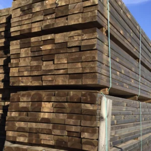 OSSATURE TERRASSE BOIS PIN SYLVESTRE CLASSE 4 BRUN - ANGLES ARRONDIS 45*145*LONG.DISPONIBLE - Packshot1 img