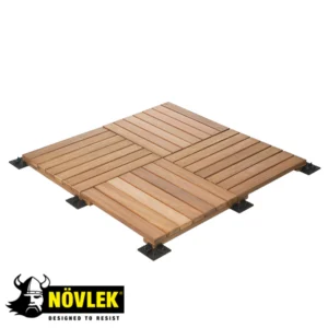 ACCESSOIRES DALLE BOIS - SQUARE CLIP NÖVLEK CARTON DE 100 PIÈCES - Ambiance1 img