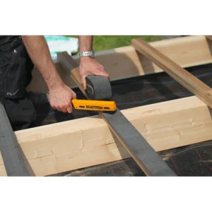 ACCESSOIRES TERRASSE - BANDE BITUMINEUSE NÖVLEK ROULEAU DE 80MM X 20 M POUR ENVIRON 12M2 DE TERRASSE - Ambiance2 img