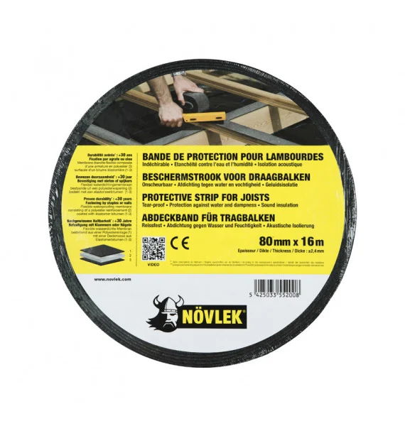 ACCESSOIRES TERRASSE - BANDE BITUMINEUSE NÖVLEK ROULEAU DE 80MM X 20 M POUR ENVIRON 12M2 DE TERRASSE - Packshot2 img