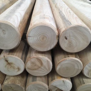 RONDIN BOIS CHÂTAIGNIER CLASSE 4 NATUREL - 120*2000 - Zoom img