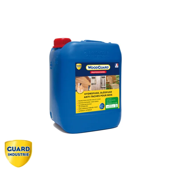 WOODGUARD® PROFESSIONNEL EXTÉRIEUR - SATURATEUR BOIS INCOLORE - BIDON 5 L - Packshot1 img