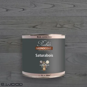 RUBIO SATURATEUR MONOCOUCHE TERRASSE ET BARDAGE BOIS GRIS SILVER GREY (GRIS) - POT 1,0 L - Packshot1 img