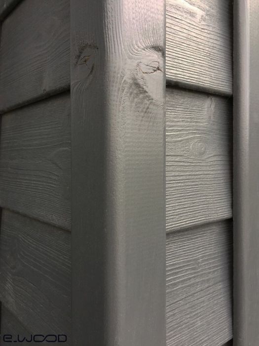 Accessoires Bardage Bois Epicea Classe 3 1 Peint Gris Anthracite Corniere Angle 55 55 3000 Ewood
